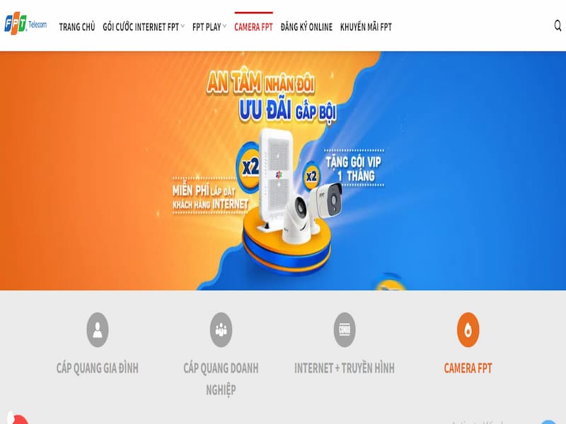 Gói lắp mạng internet Hà Nội kết hợp Camera